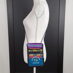 Beautiful Vibrant Hand Crafted Peruvian Artisan Crossbody Bag